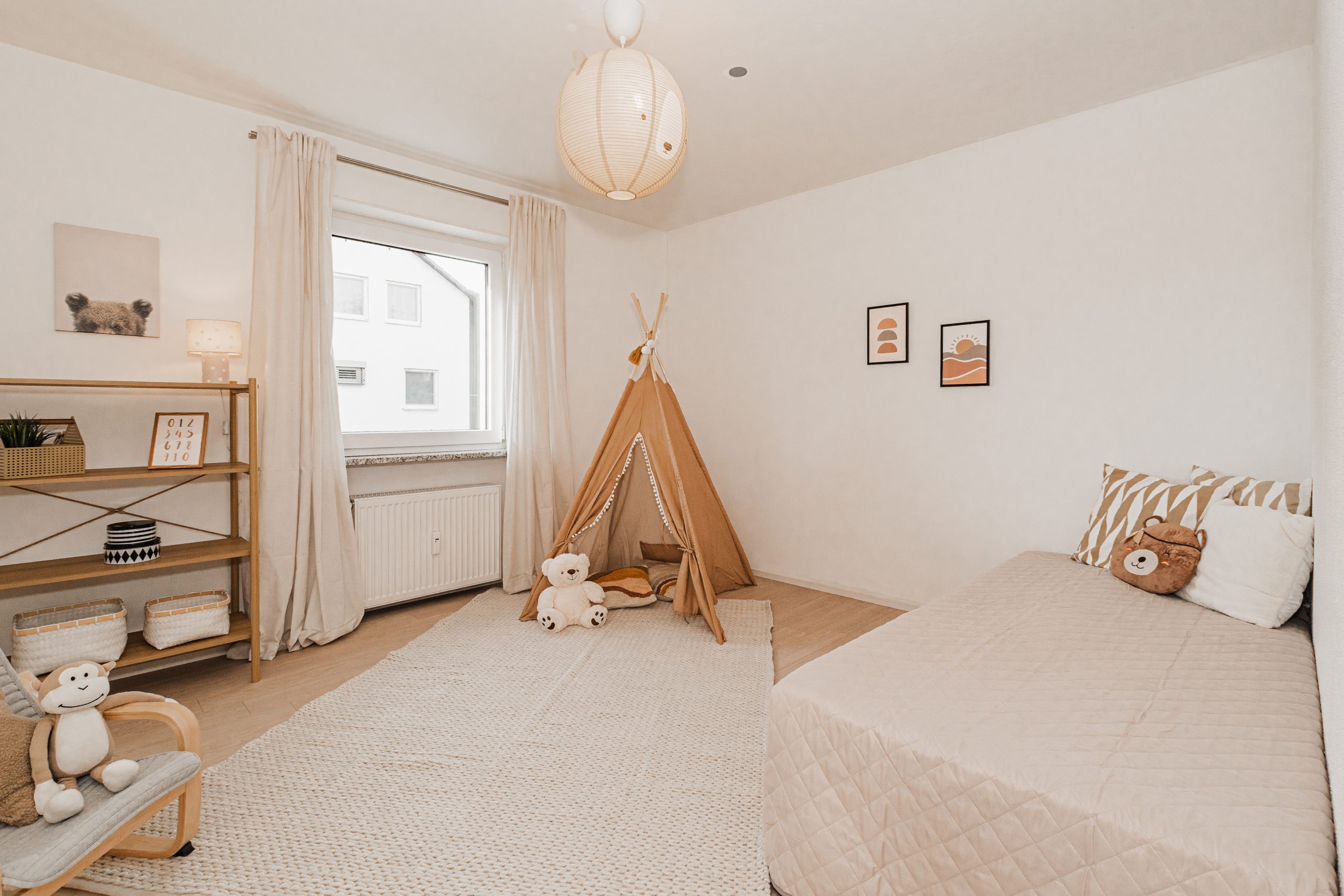 Das Kinderzimmer in einer von elements Home Staging gestalteten Wohnung
